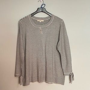 LOFT Plus Striped Sweater